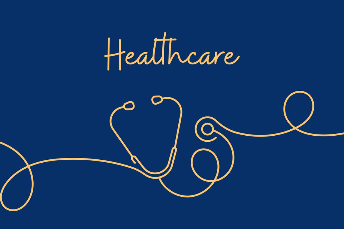 Continuous Line Drawing of Healthcare Concept. Hand Drawn Symbol Vector Illustration.